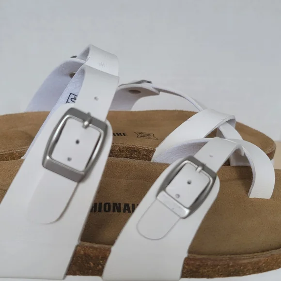 Cushionaire Luna Cork Footbed Women's Slip-On Slides Strap Sandals Sz 7.5M - Picture 16 of 16